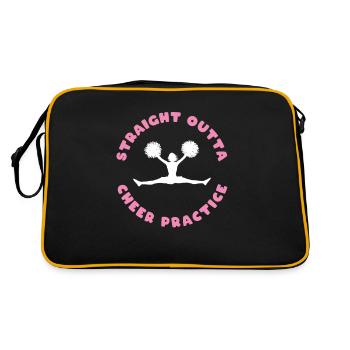 Pratique de straight outta cheer - Sac Retro - noir/or - Dos
