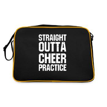 Pratique de straight outta cheer - Sac Retro - noir/or - Dos