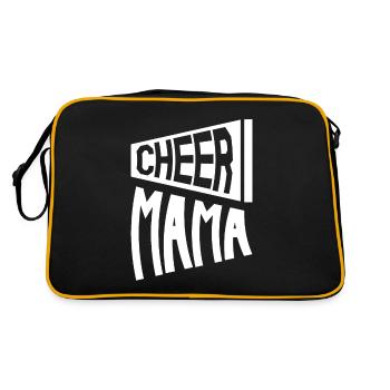 Cheer Mom - Retro Tasche - Schwarz/Gold - Hinten