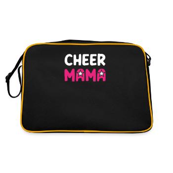 Cheer Mom - Retro Tasche - Schwarz/Gold - Hinten