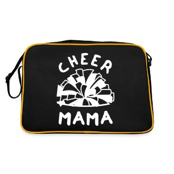 Cheer Mom - Retro Tasche - Schwarz/Gold - Hinten