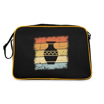 Potier - Sac Retro - noir/or - Dos