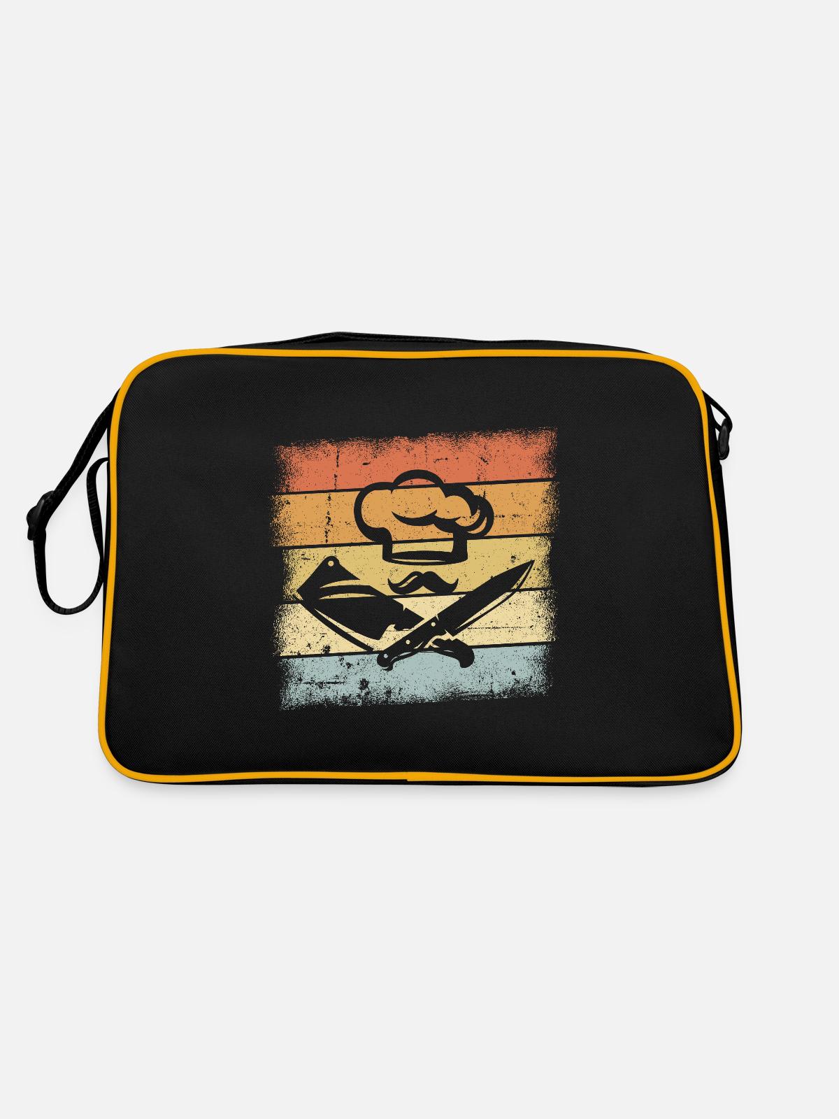 Chef Outfit - Retro Bag - black/gold - Back