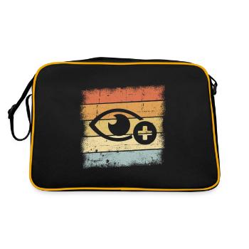 Optician - Retro Bag - black/gold - Back