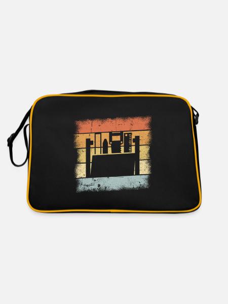 Cadeau d’artisan - Sac Retro - noir/or - Dos