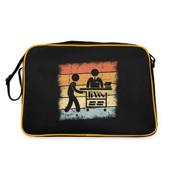 Librarian - Retro Bag - black/gold - Back