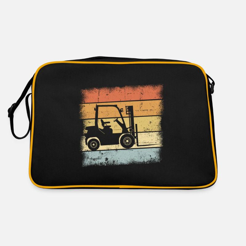 Gabelstabler Retro Tasche