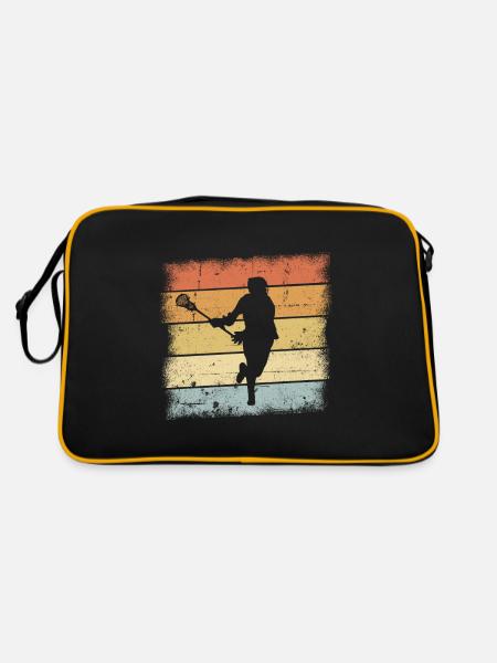 Cadeau de crosse - Sac Retro - noir/or - Dos