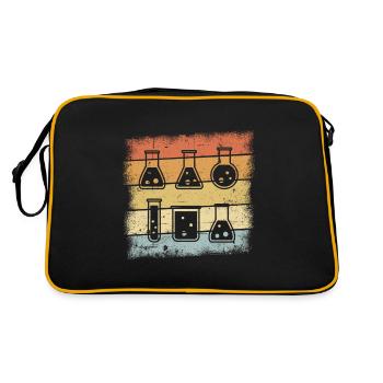 Chemist Gift - Retro Bag - black/gold - Back