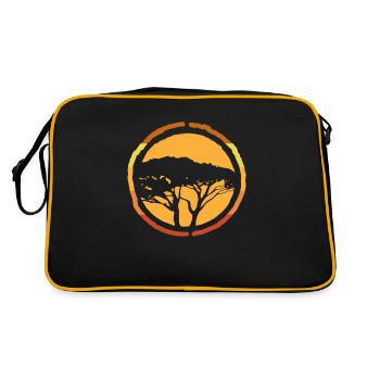 Africa Lovers Tradition Voyage Safari - Sac Retro - noir/or - Dos