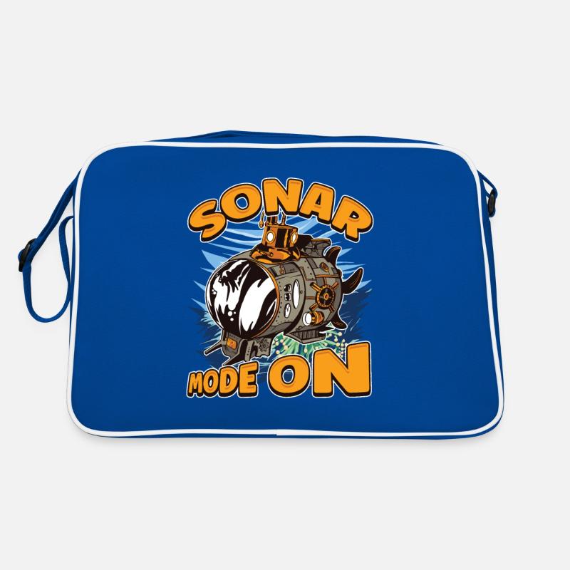 Sonar Mode On Future Marine Biologist Retro Tasche