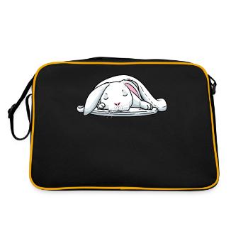White Rabbit Sleeping Rabbit Tired - Retro Bag - black/gold - Back