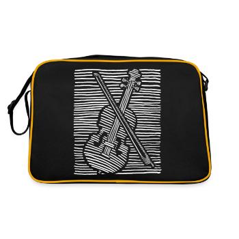 Violon Violon Instrument à cordes Alto - Sac Retro - noir/or - Dos