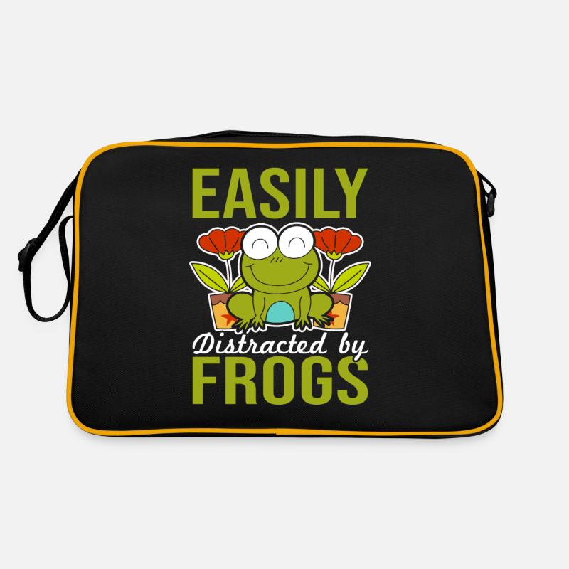 Frosch Ablenkungen Retro Tasche