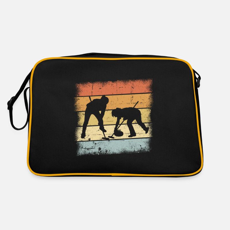 Curling Retro Retro Tasche