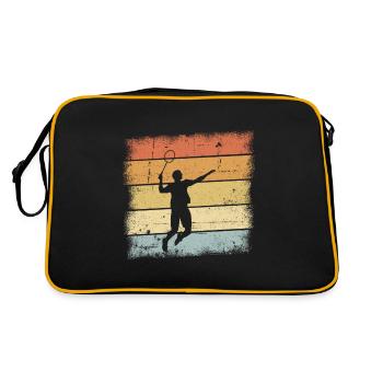 Badminton Rétro - Sac Retro - noir/or - Dos