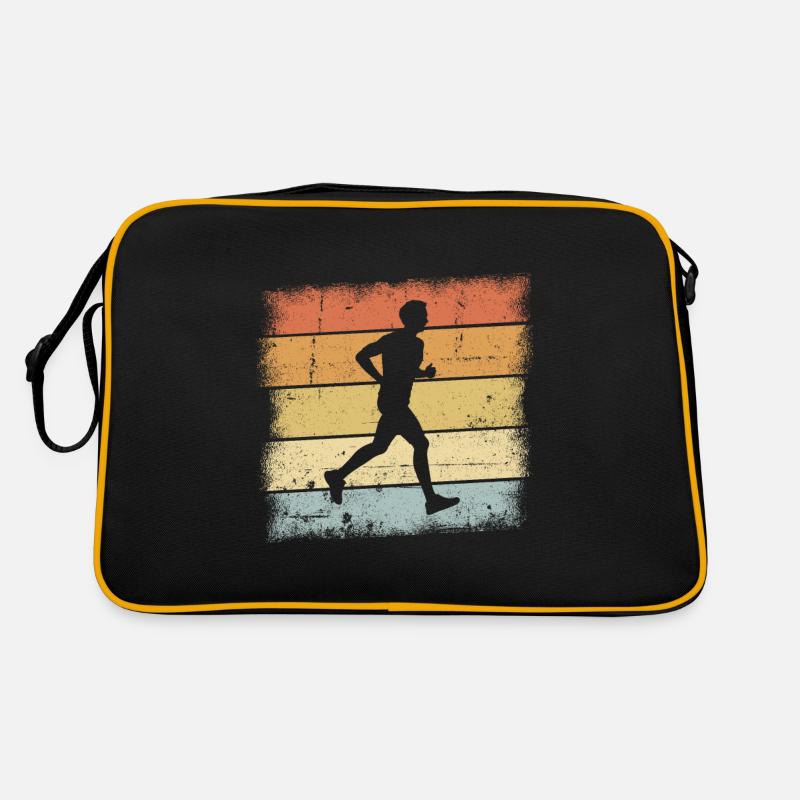 Coucher de soleil de jogging Sac Retro