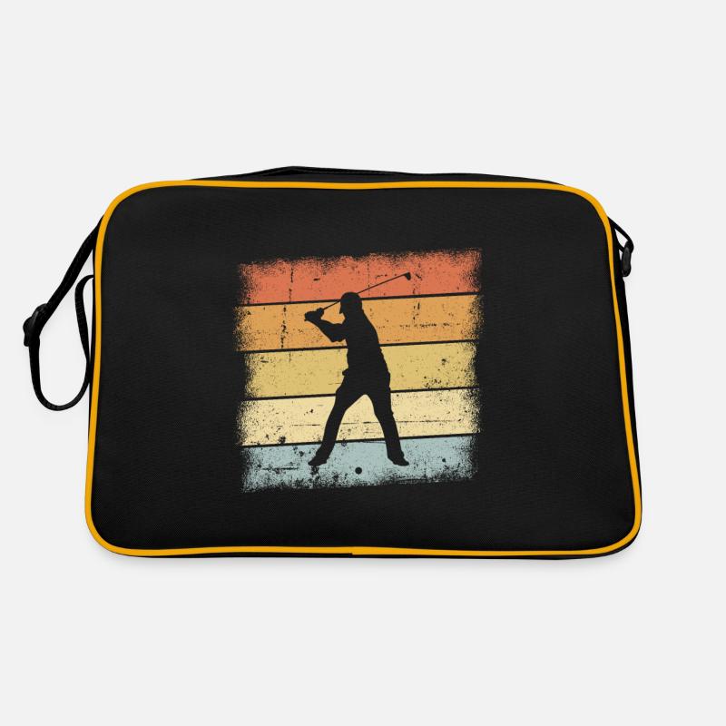 Coucher de soleil sur le golf Sac Retro