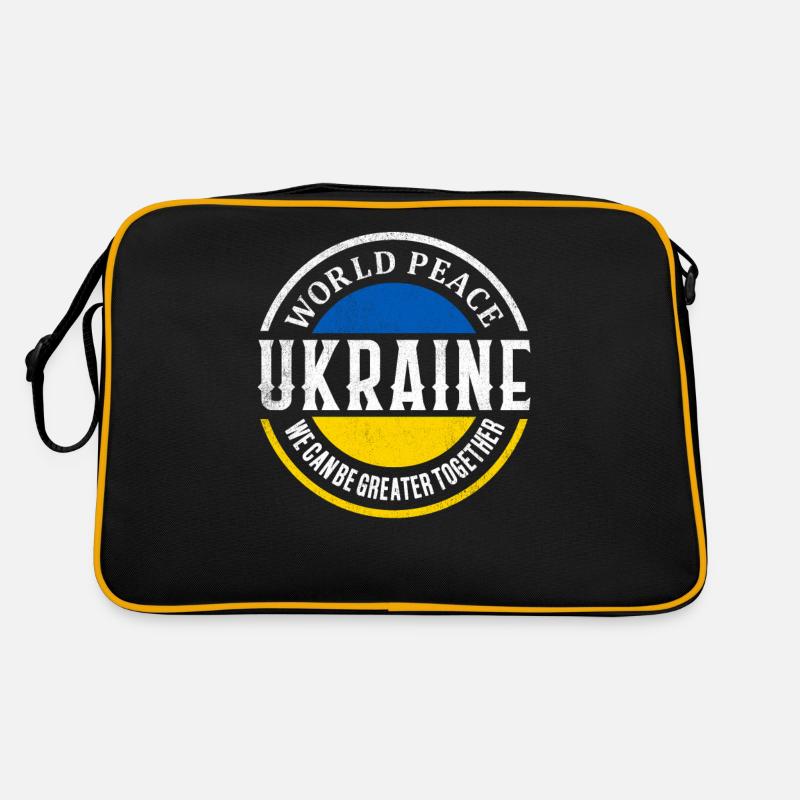 Ukraine Frieden Retro Tasche