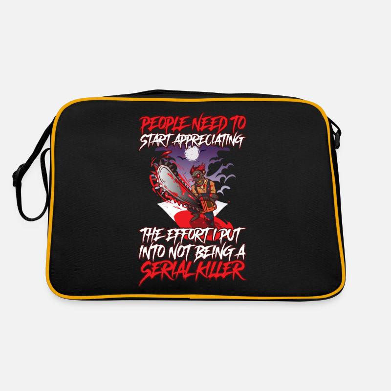 Not Being A Killer Crime Series Gift Retro Bag