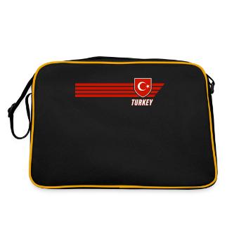 Turquie Ay-Yildizlilar Football Fan Jersey - Sac Retro - noir/or - Dos