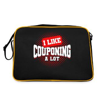 Coupon Shopper Discount Couponer Vente à prix réduit - Sac Retro - noir/or - Dos