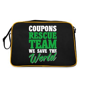 Coupon Shopper Discount Couponer Vente à prix réduit - Sac Retro - noir/or - Dos