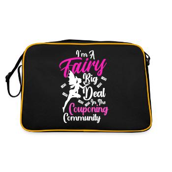 Coupon Shopper Discount Couponer Vente à prix réduit - Sac Retro - noir/or - Dos
