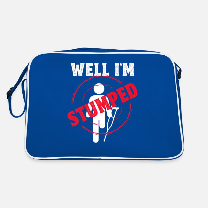 Handicap Amputee Amputation Prosthetic Leg Retro Bag