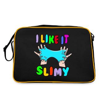 Je l’aime Slimy Slime Fluffy Drizzly Cloud - Sac Retro - noir/or - Dos