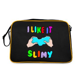 Je l’aime Slimy Fluffy Drizzly Cloud Texture Buble - Sac Retro - noir/or - Dos