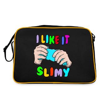 Je l’aime Slimy Slime Fluffy Drizzly Cloud - Sac Retro - noir/or - Dos