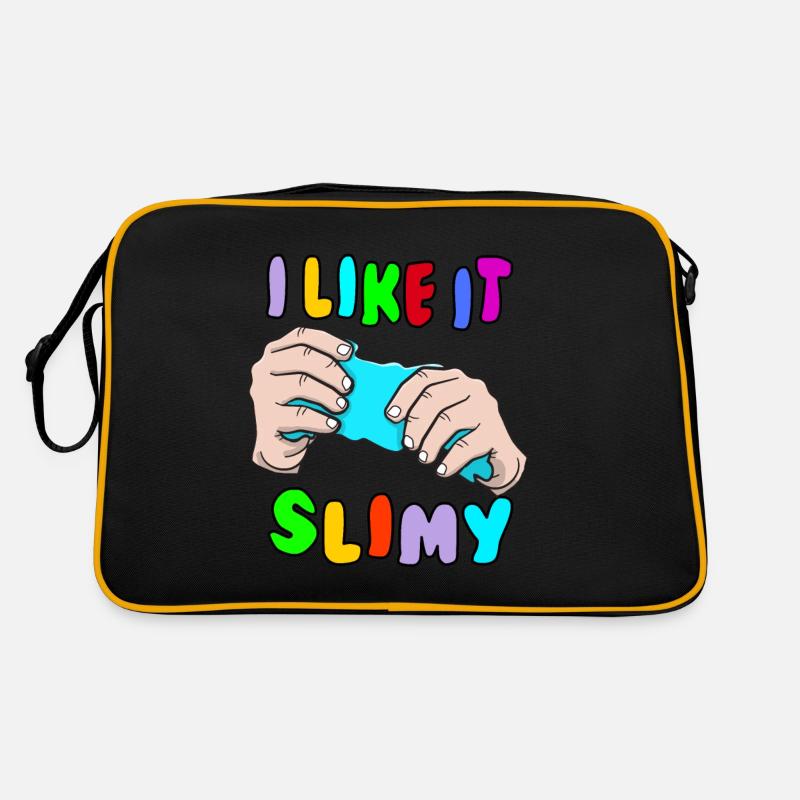 I like it Slimy Schleim Fluffy Drizzly Cloud Retro Tasche