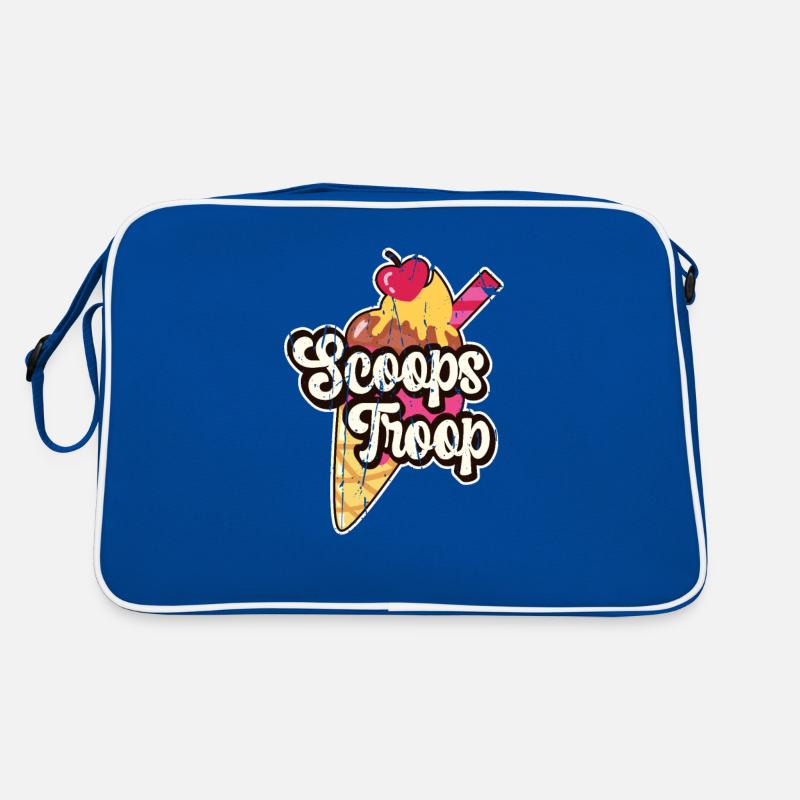Scoops Troop -Bunte süße Kuchen Pudding Dessert Retro Tasche