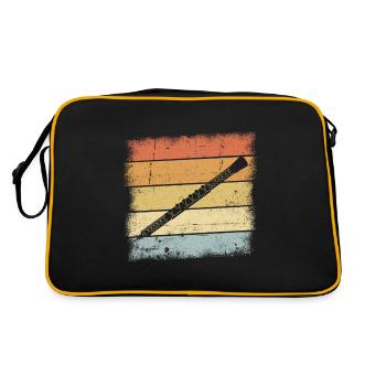 Oboe - Retro Bag - black/gold - Back