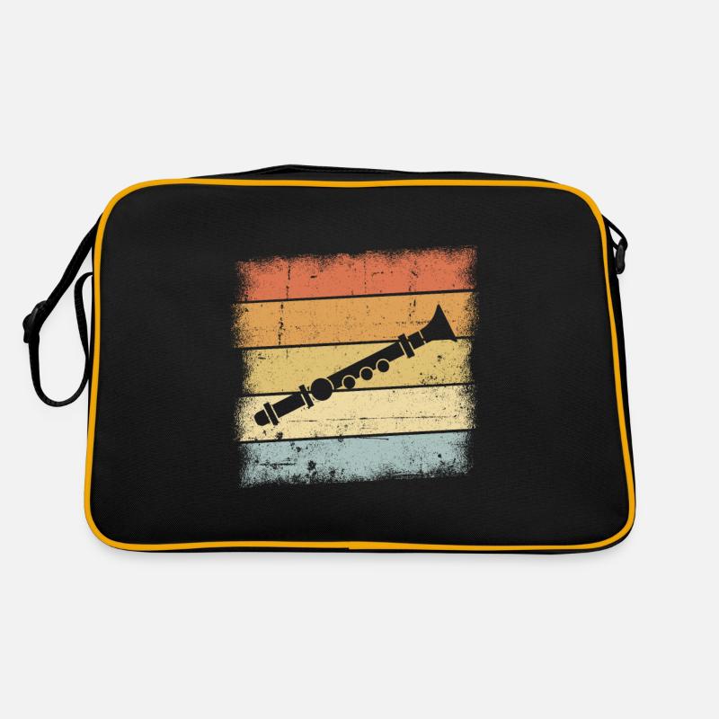 Flöte Retro Tasche