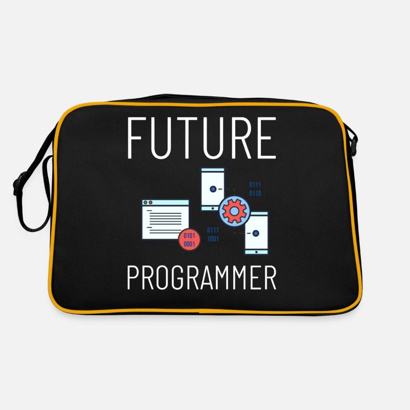 Programmierer Programmieren Computerentwickler Pc Retro Tasche