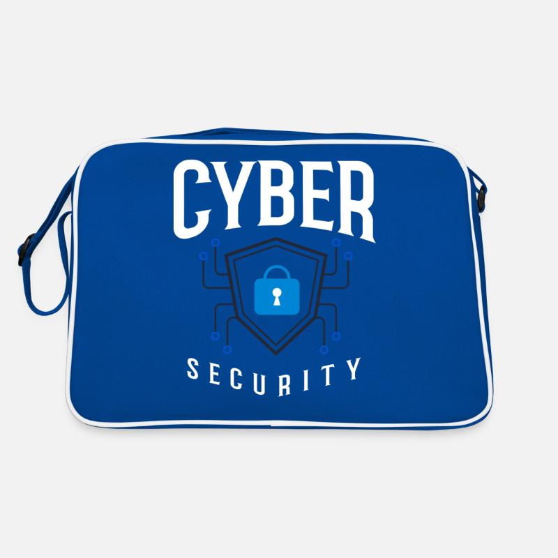 Cyber Security Information Computer Sicherheit Retro Tasche