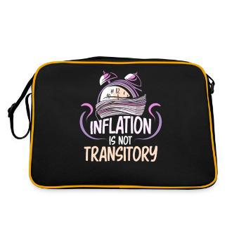 L’inflation n’est pas un humour transitoire temporaire - Sac Retro - noir/or - Dos