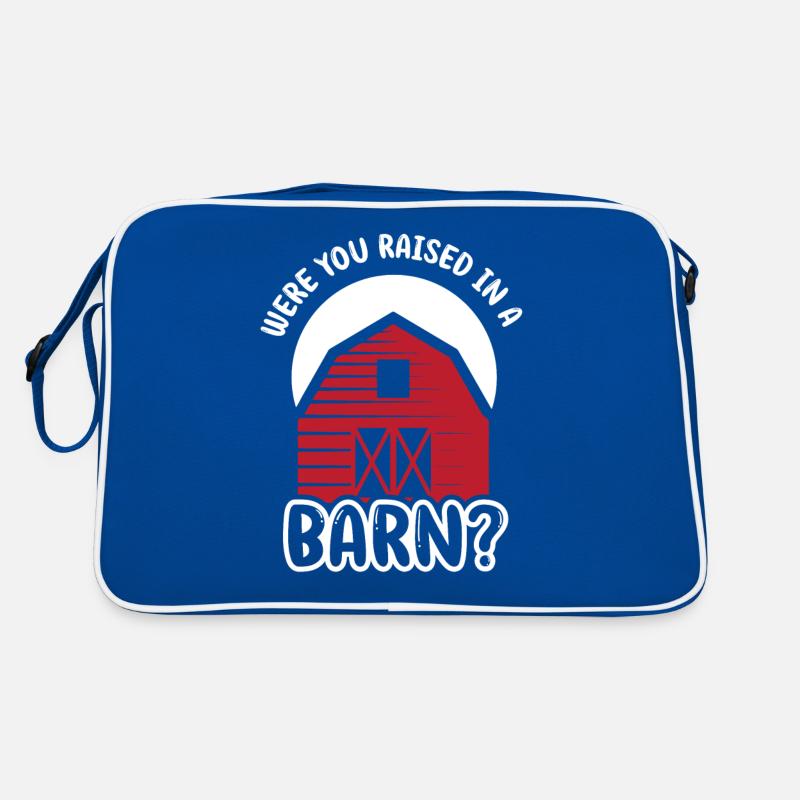 Bist Du In Einer Scheune Aufgewachsen? Papa Papi Retro Tasche
