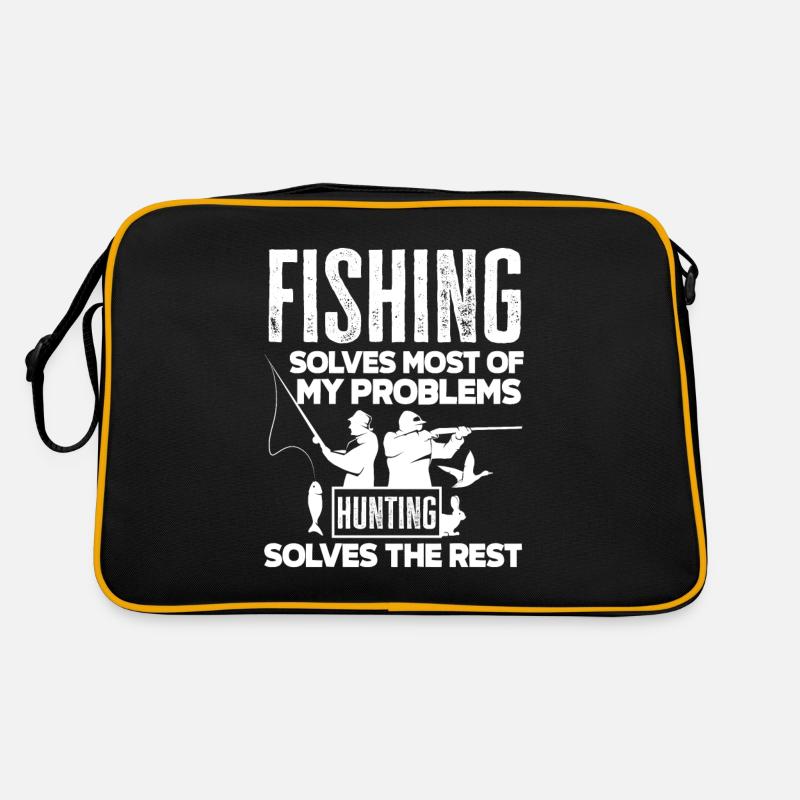 Cadeau amusant de pêcheur Sac Retro