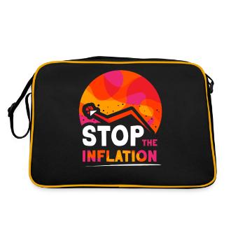 L’inflation arrête la stagflation de l’impression monétaire - Sac Retro - noir/or - Dos