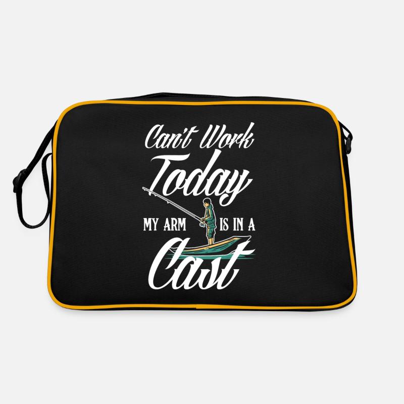 Cadeau amusant de pêcheur Sac Retro
