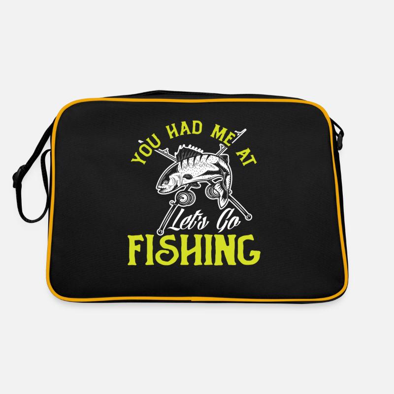 Cadeau amusant de pêcheur Sac Retro