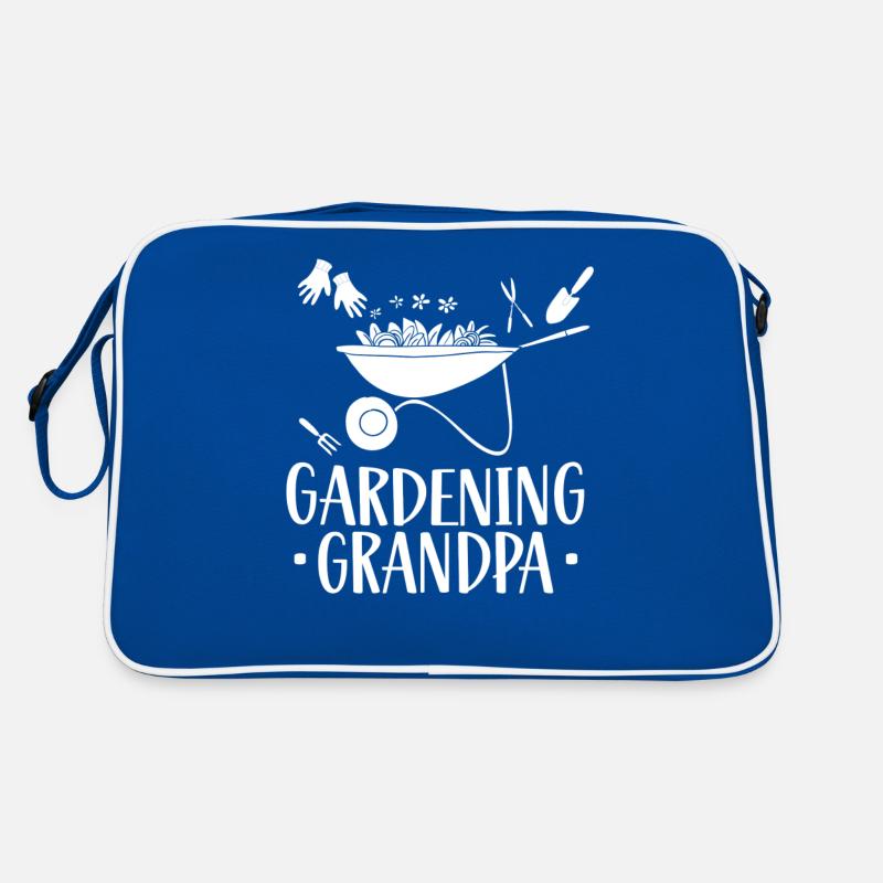 Garten Opa Gärtner Gartenarbeit Großvater Retro Tasche