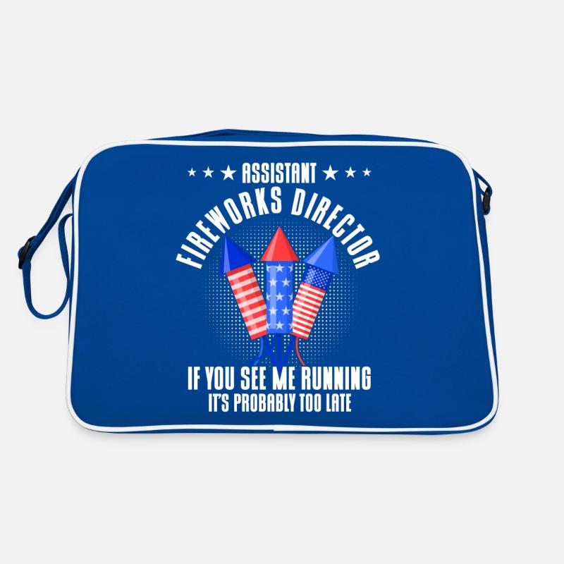 Funny fireworks pyrotechnician saying Retro Bag