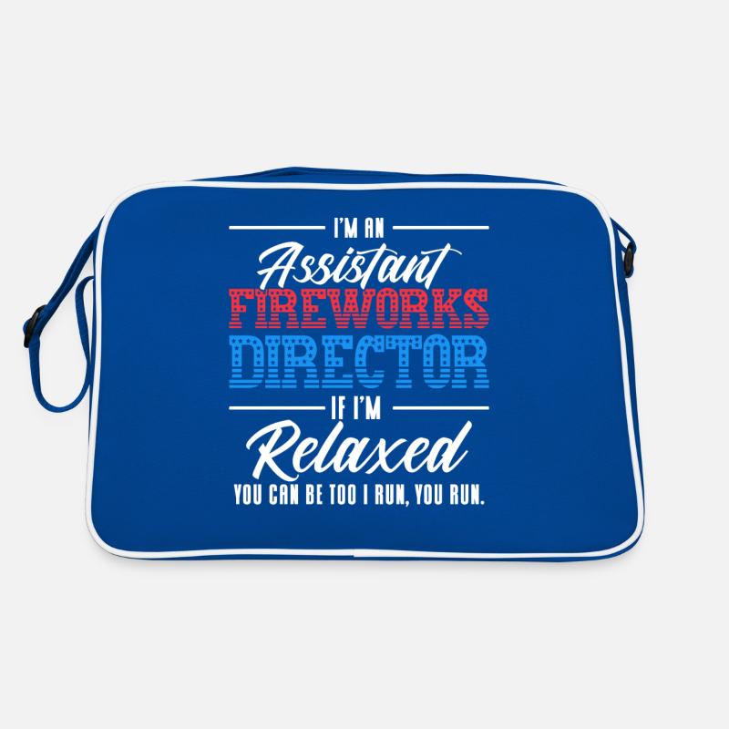 Funny fireworks pyrotechnician saying Retro Bag