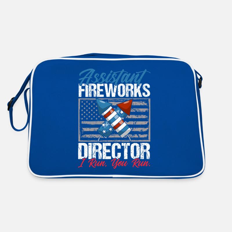 Funny fireworks pyrotechnician saying Retro Bag
