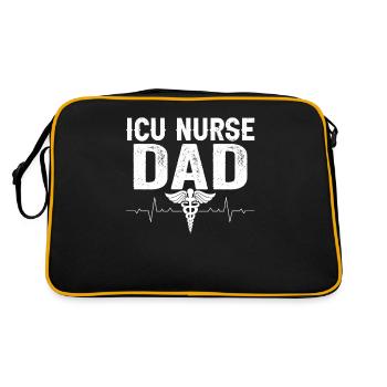 Intensive Care Nurse Papa Intensive Care - Retro Bag - black/gold - Back