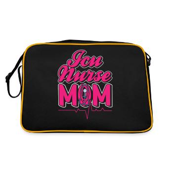 Intensive Care Nurse Mom Intensive Care - Retro Bag - black/gold - Back